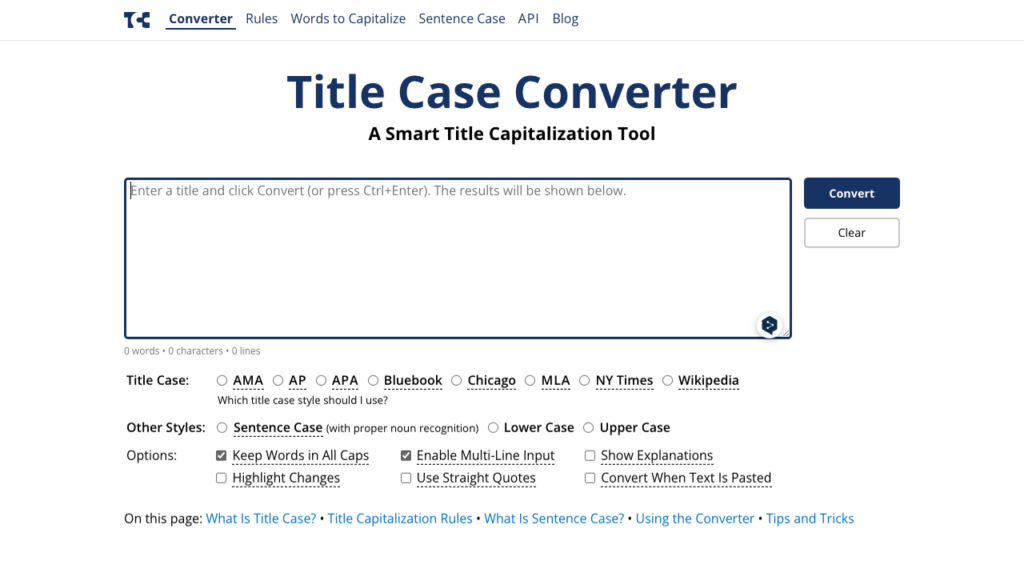 title case converter